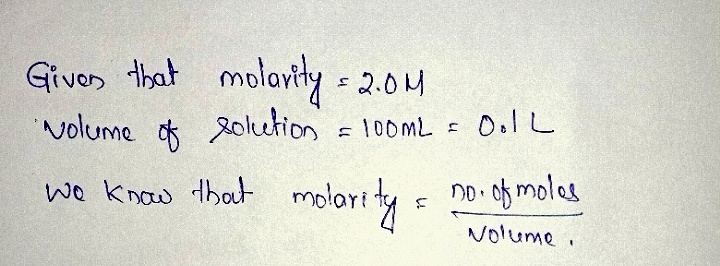 Chemistry homework question answer, step 1, image 1