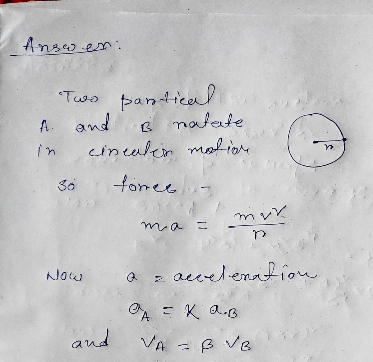 Physics homework question answer, step 1, image 1