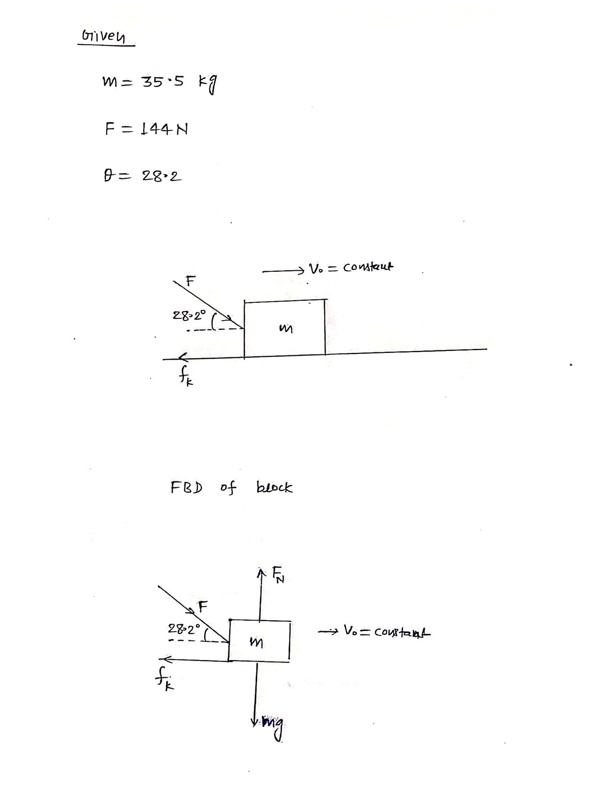 Physics homework question answer, step 1, image 1