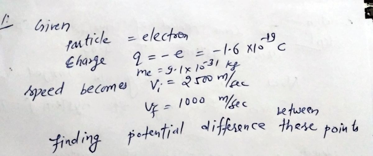 Physics homework question answer, step 1, image 1