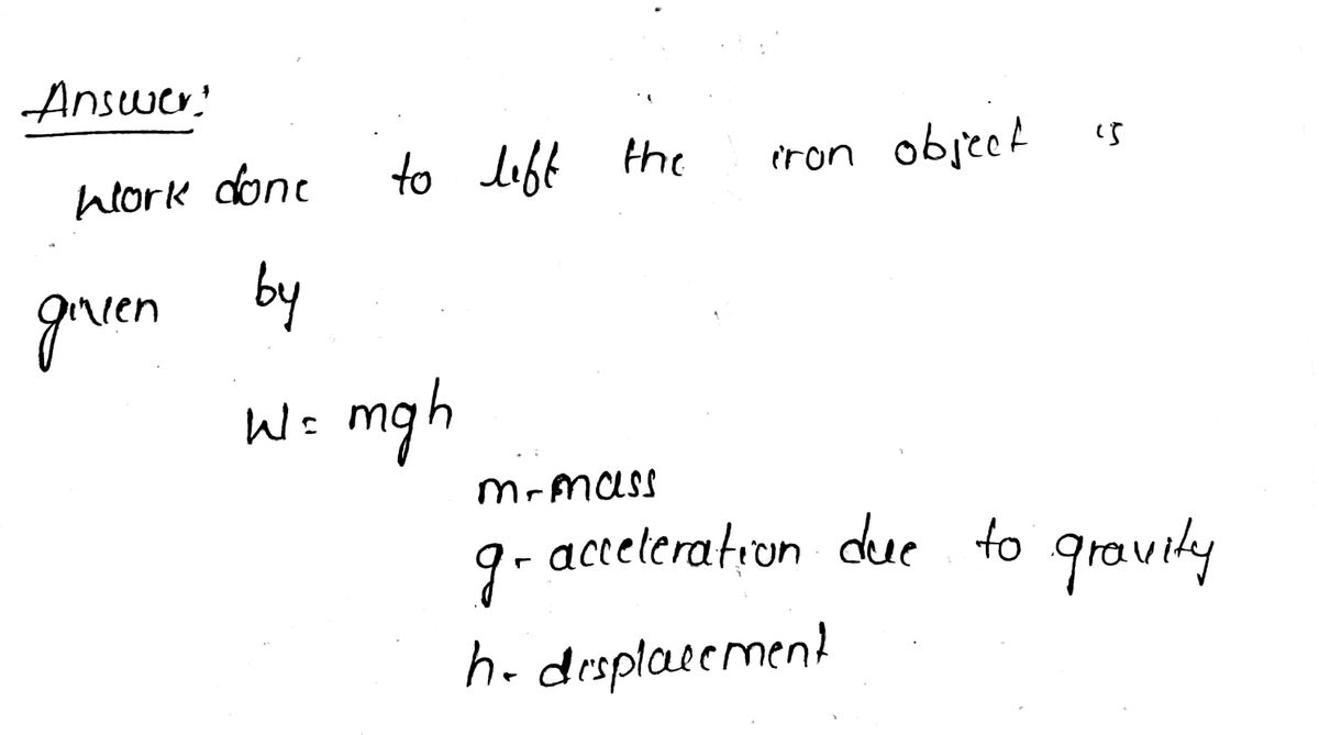 Physics homework question answer, step 1, image 1