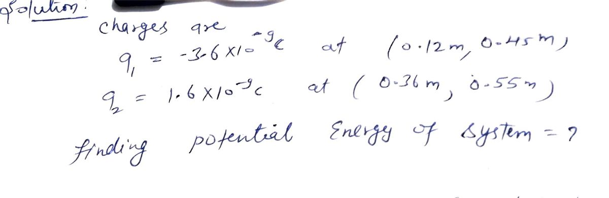 Physics homework question answer, step 1, image 1