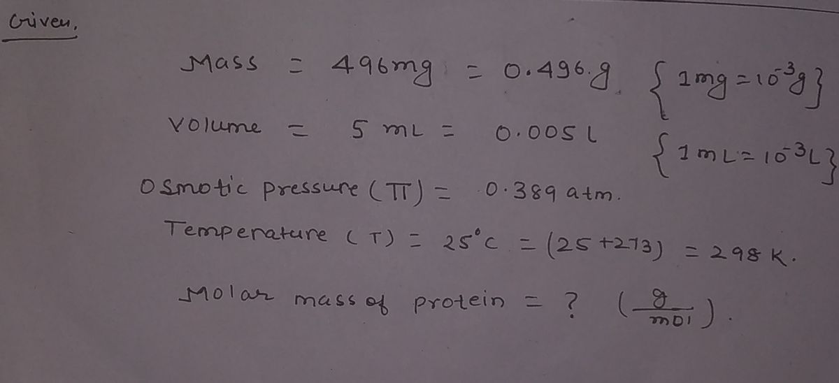 Chemistry homework question answer, step 1, image 1