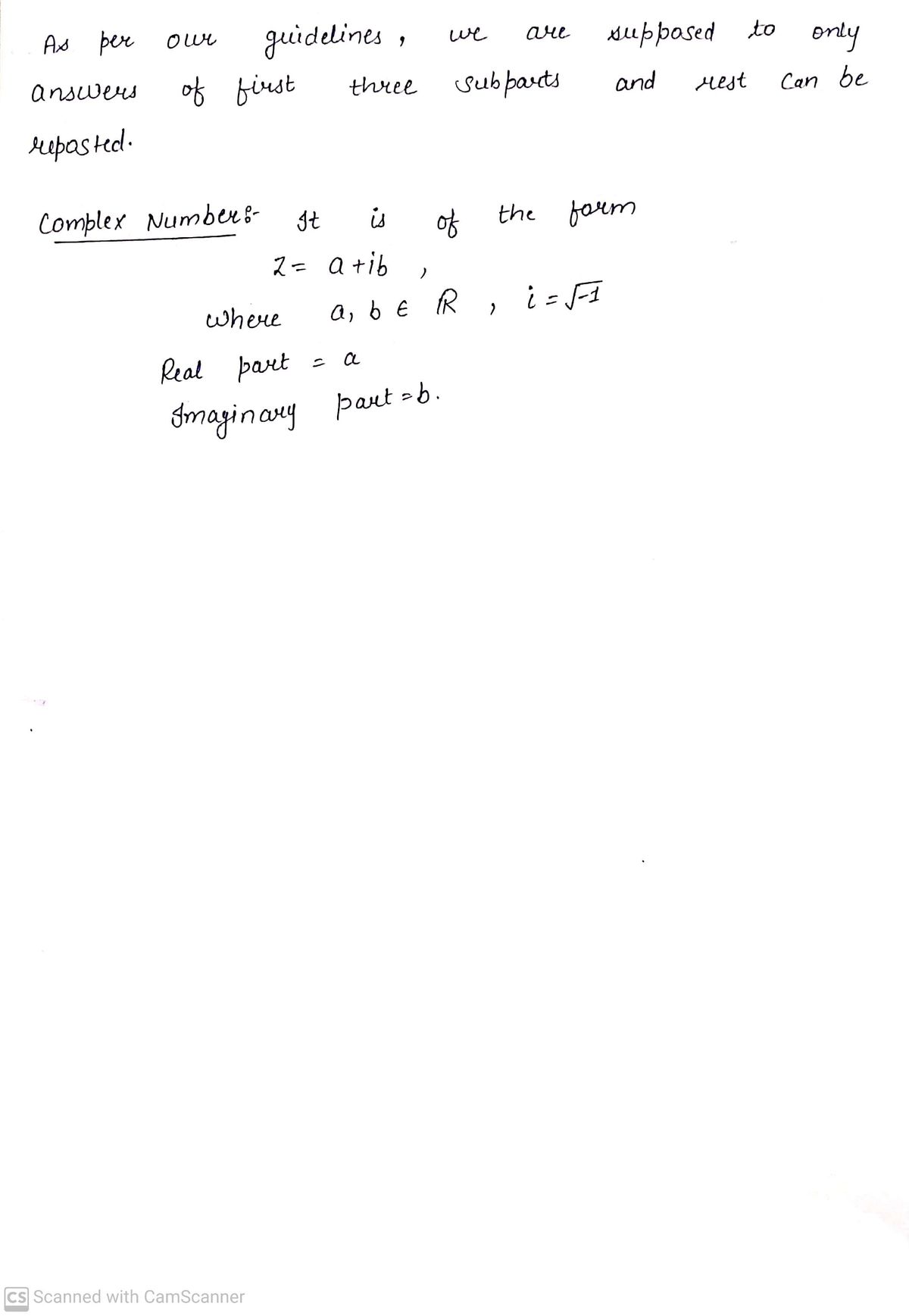 Advanced Math homework question answer, step 1, image 1