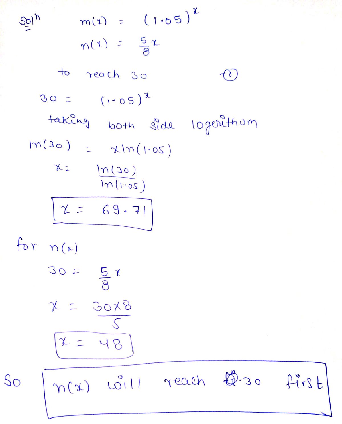 Algebra homework question answer, step 1, image 1