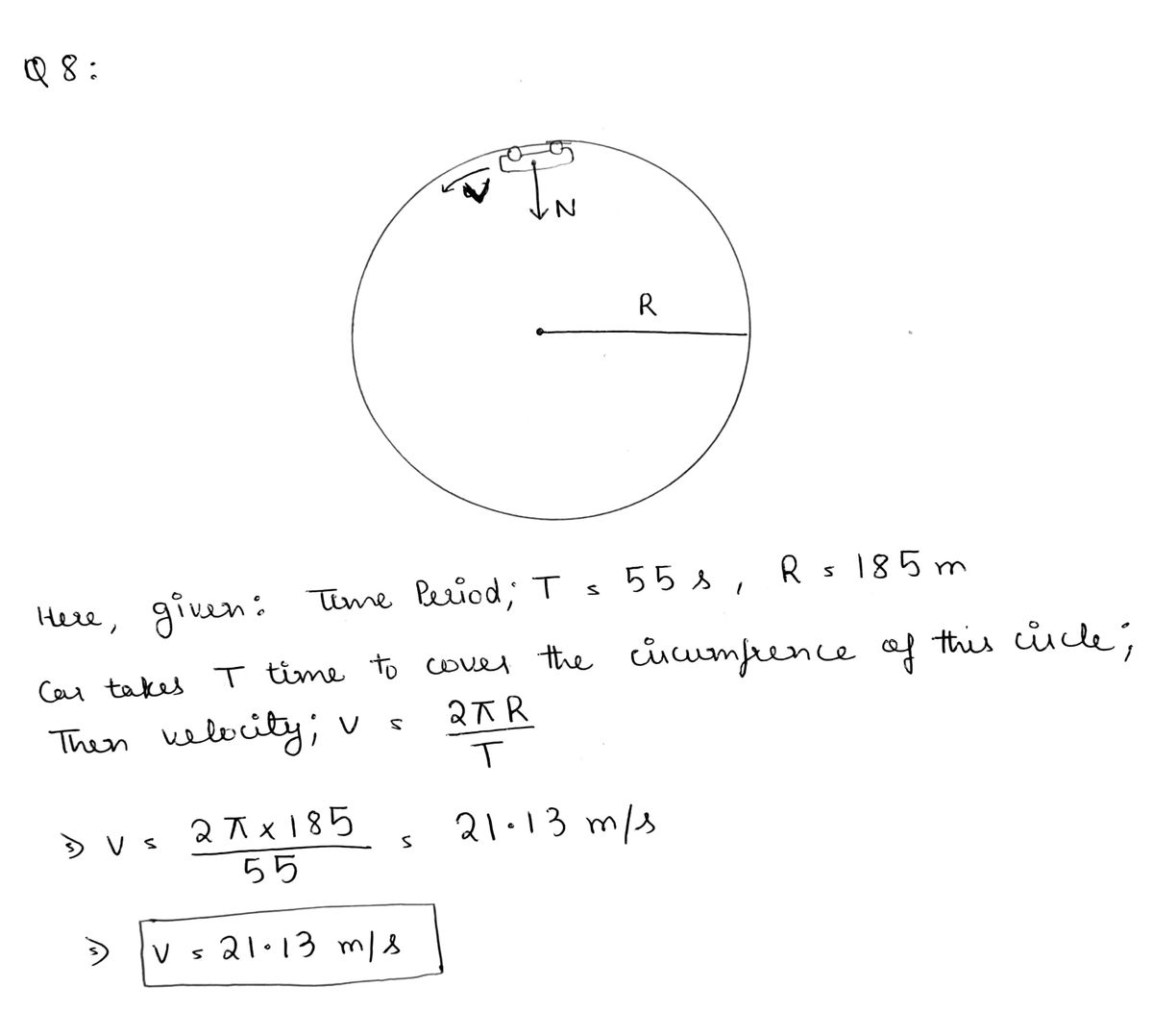 Physics homework question answer, step 1, image 1