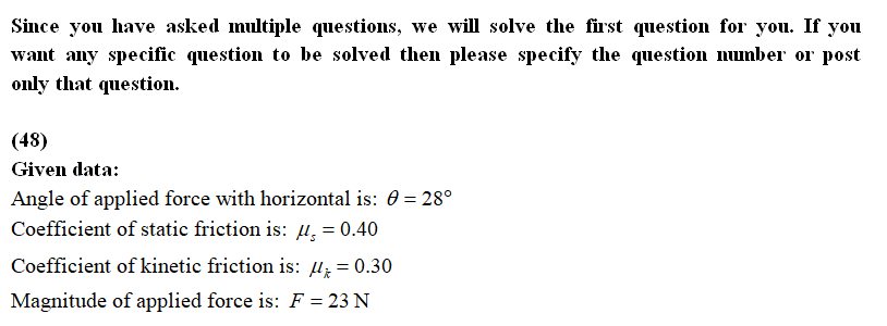 Physics homework question answer, step 1, image 1