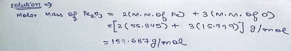 Chemistry homework question answer, step 1, image 1