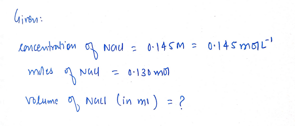 Chemistry homework question answer, step 1, image 1