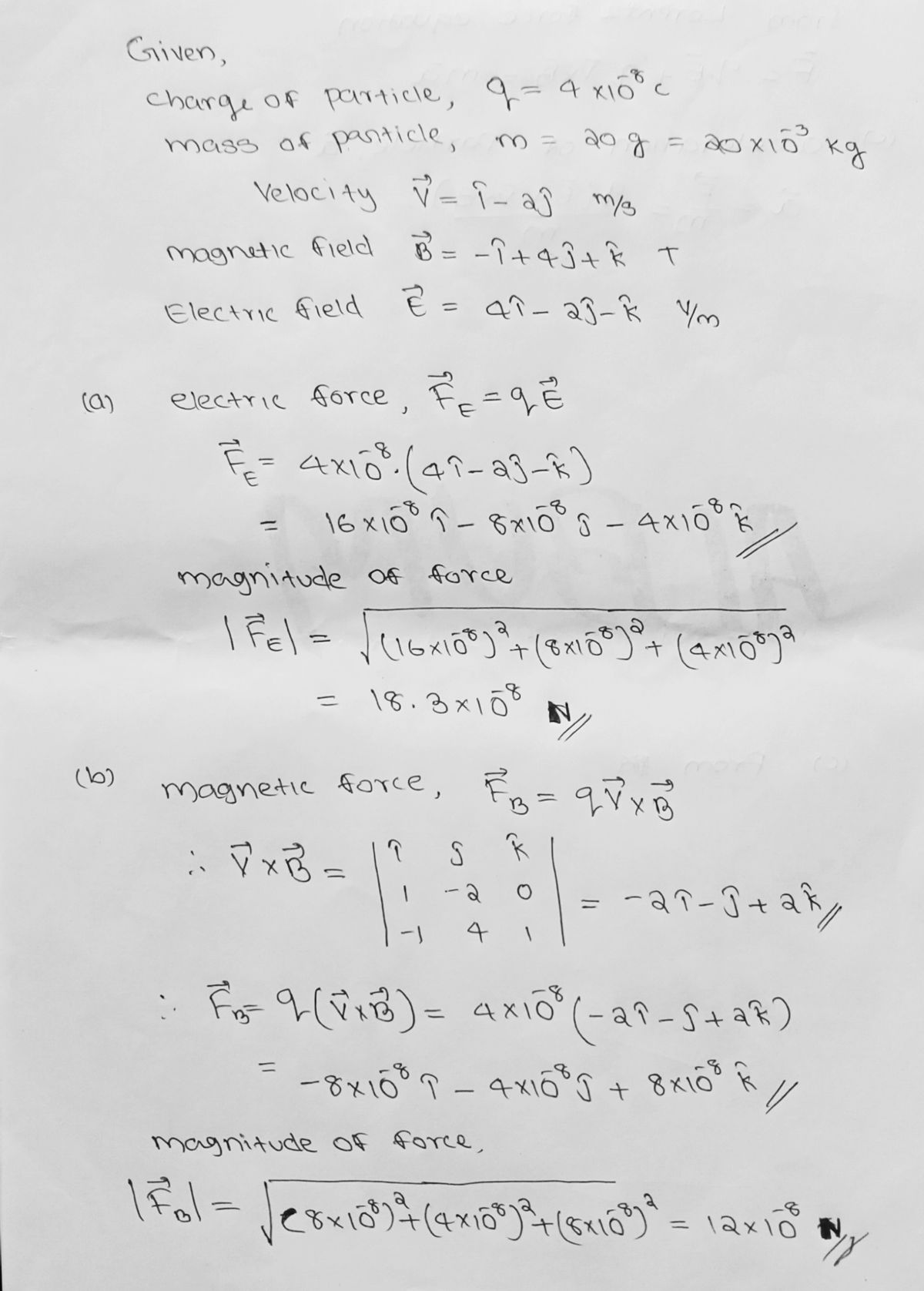 Answered 18 Q3 A Charged Particle Having Bartleby