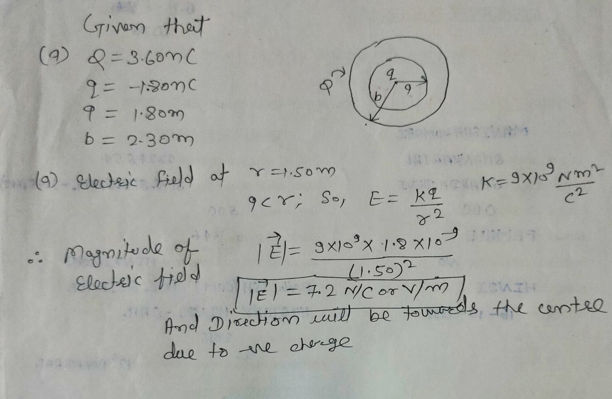 Physics homework question answer, step 1, image 1