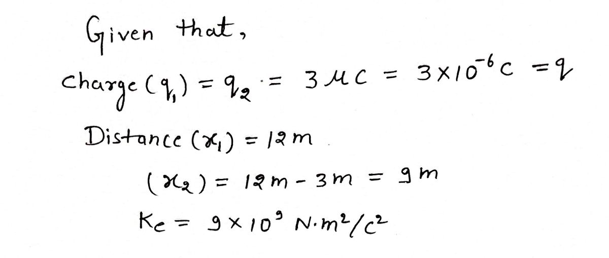 Physics homework question answer, step 1, image 1