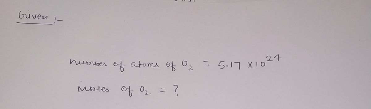 Chemistry homework question answer, step 1, image 1