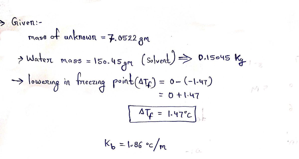 Chemistry homework question answer, step 1, image 1