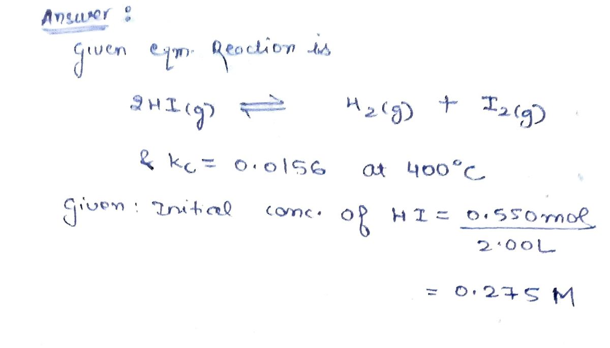 Chemistry homework question answer, step 1, image 1