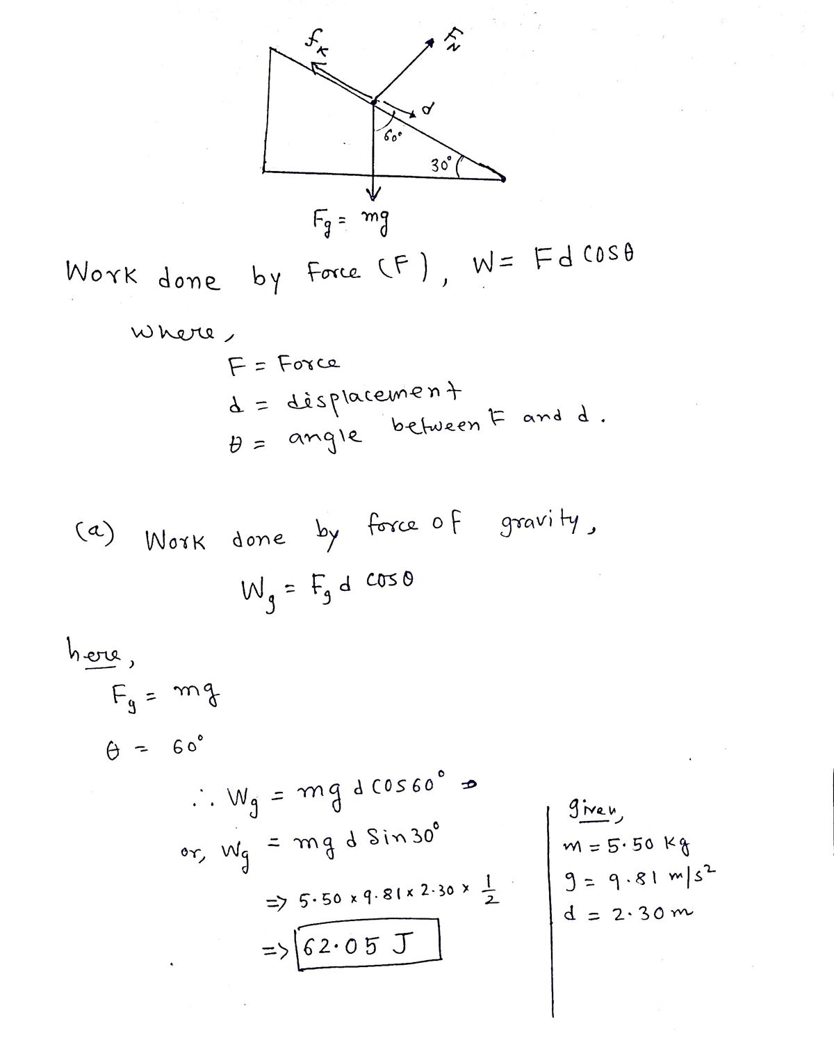 Physics homework question answer, step 1, image 1