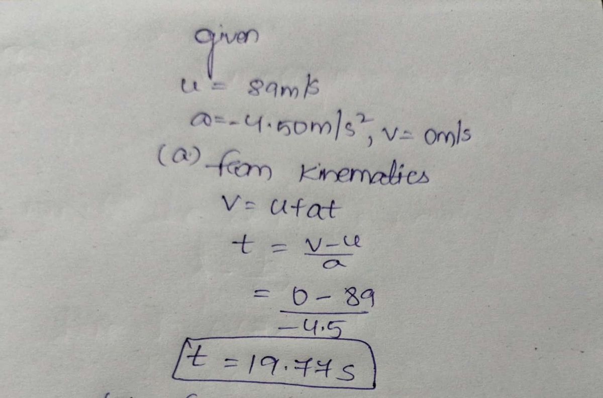 Physics homework question answer, step 1, image 1