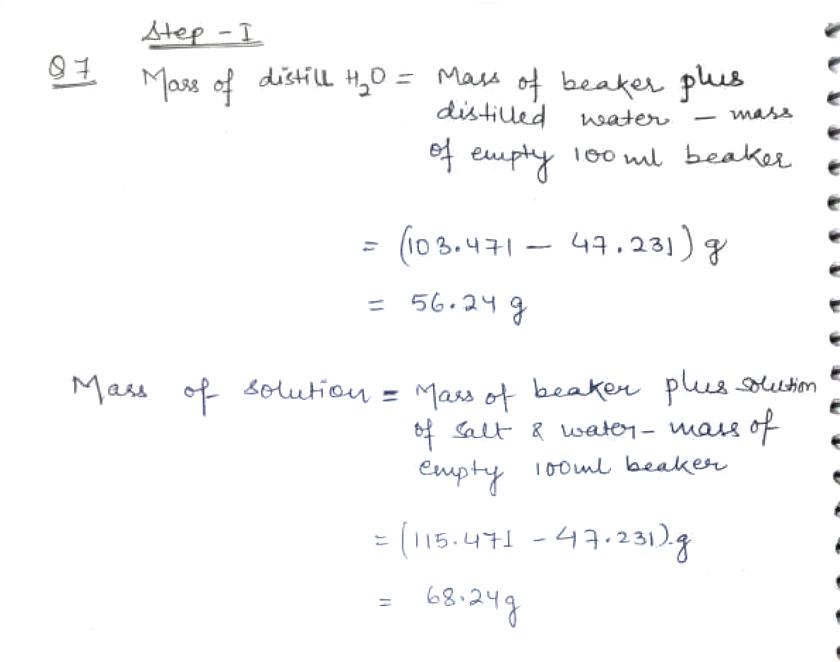 Chemistry homework question answer, step 1, image 1