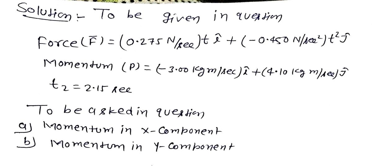 Physics homework question answer, step 1, image 1