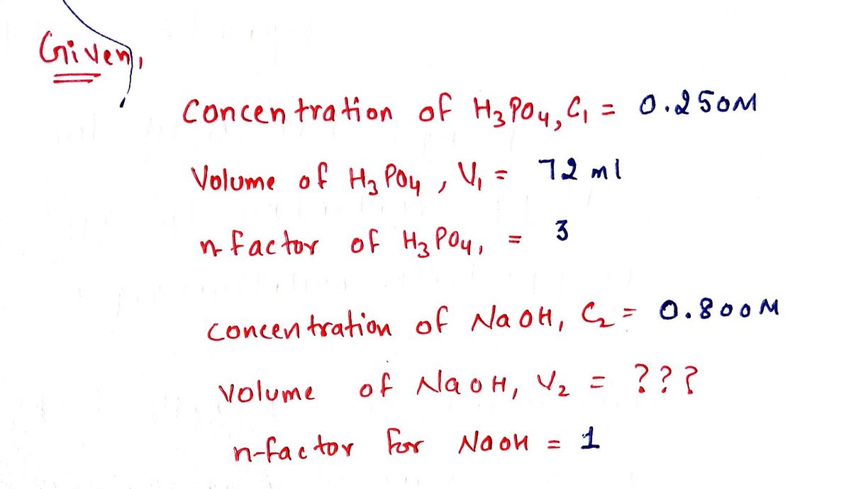 Chemistry homework question answer, step 1, image 1