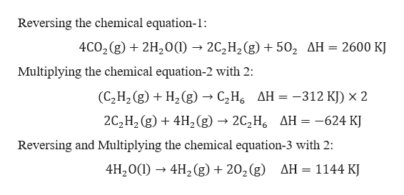 Answered: Given the following data:2C2H2(g)502(g)… | bartleby