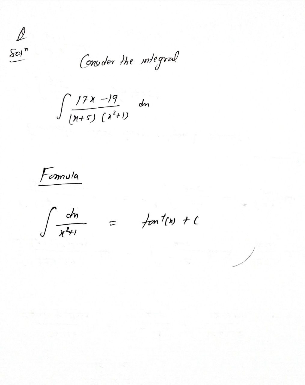 Calculus homework question answer, step 1, image 1