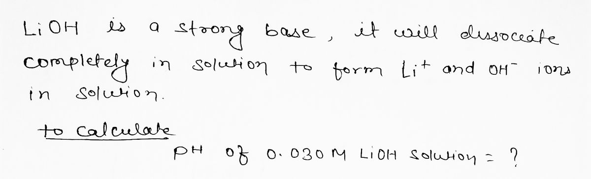 Chemistry homework question answer, step 1, image 1