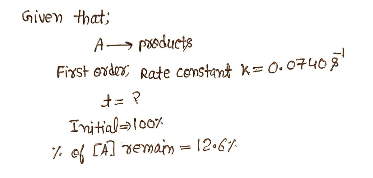 Chemistry homework question answer, step 1, image 1