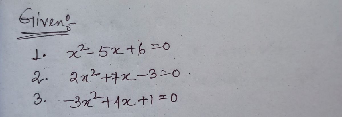 Algebra homework question answer, step 1, image 1