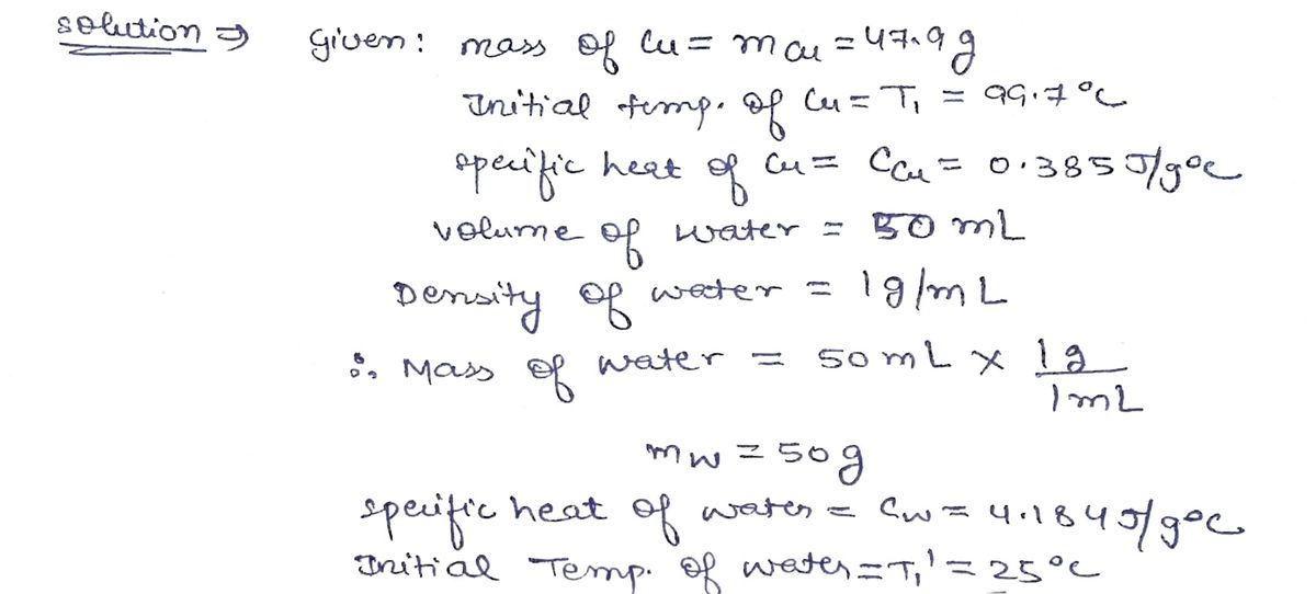 Chemistry homework question answer, step 1, image 1