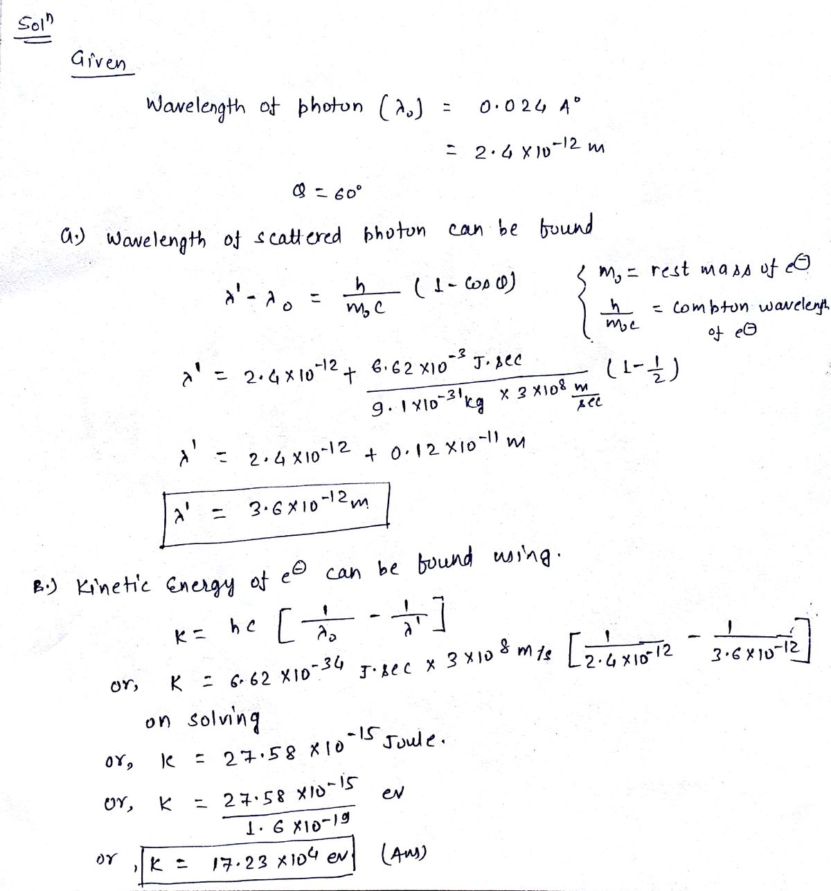 Physics homework question answer, step 1, image 1