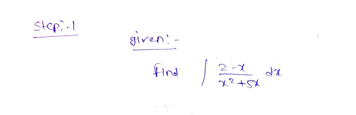 Calculus homework question answer, step 1, image 1