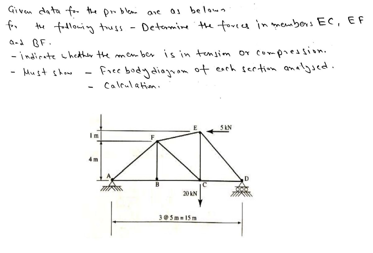 Civil Engineering homework question answer, step 1, image 1