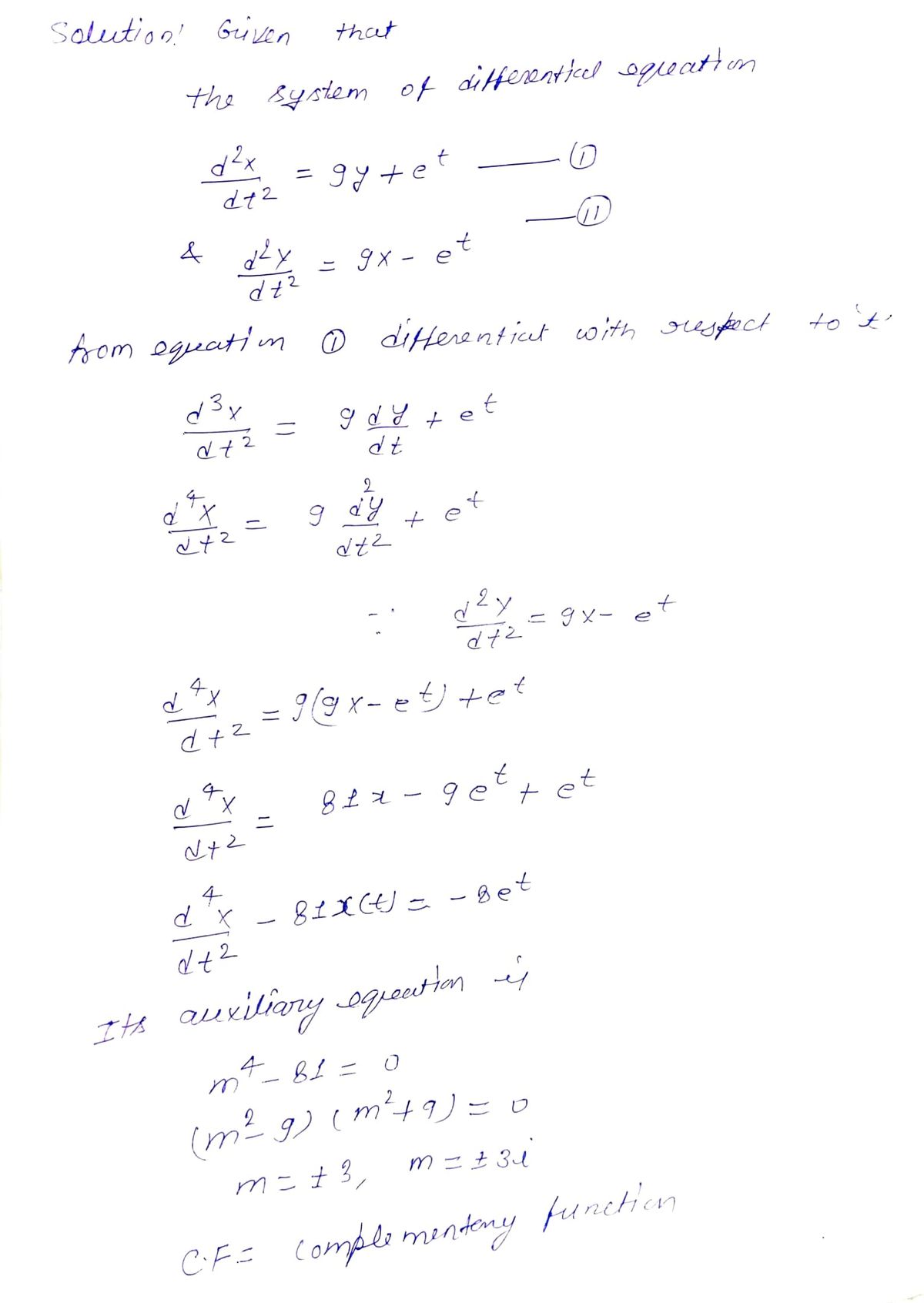 Advanced Math homework question answer, step 1, image 1