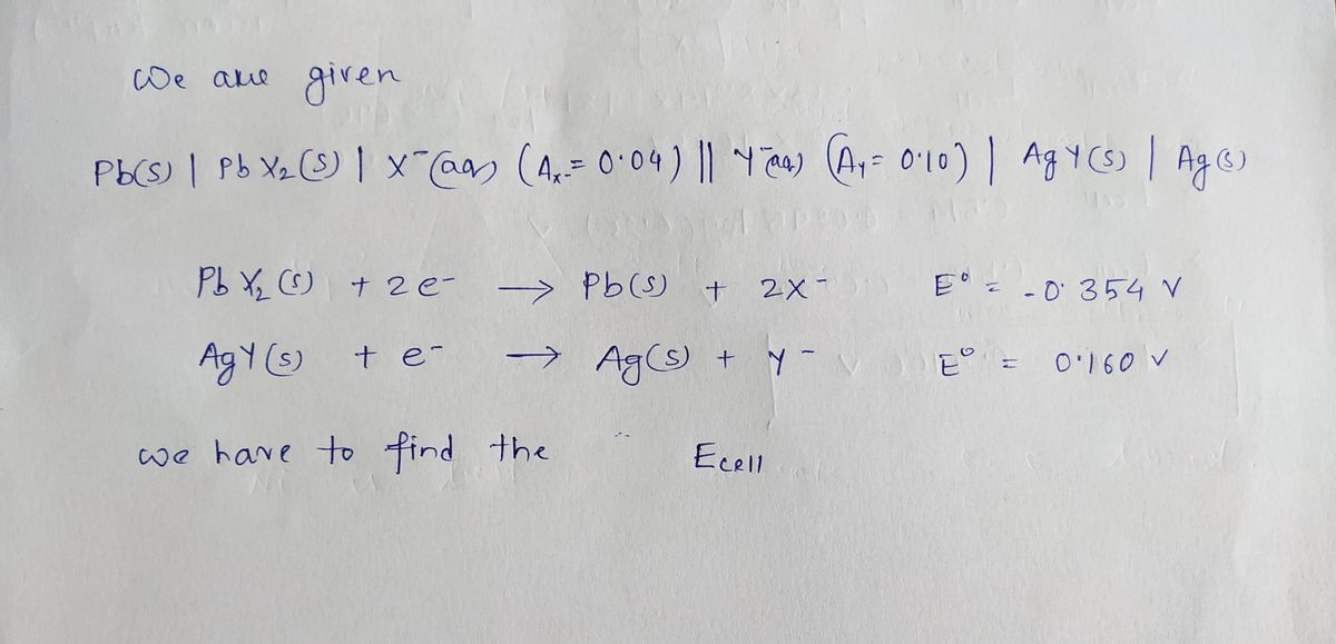 Chemistry homework question answer, step 1, image 1