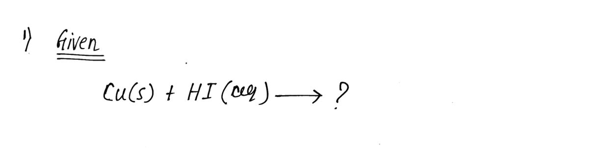 Chemistry homework question answer, step 1, image 1