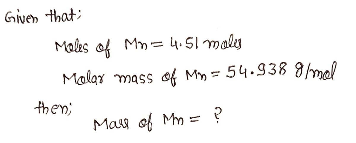 Chemistry homework question answer, step 1, image 1