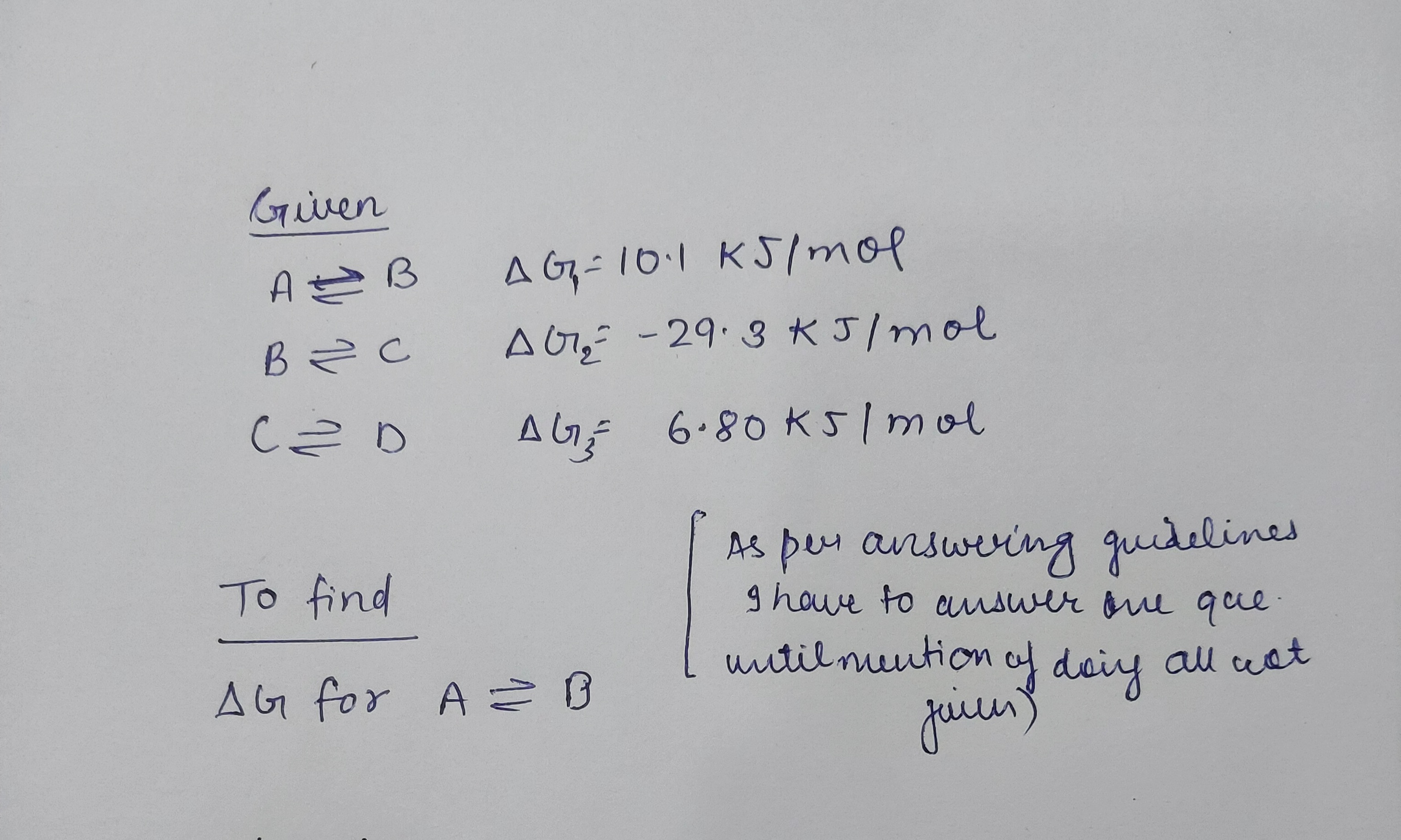 Chemistry homework question answer, step 1, image 1