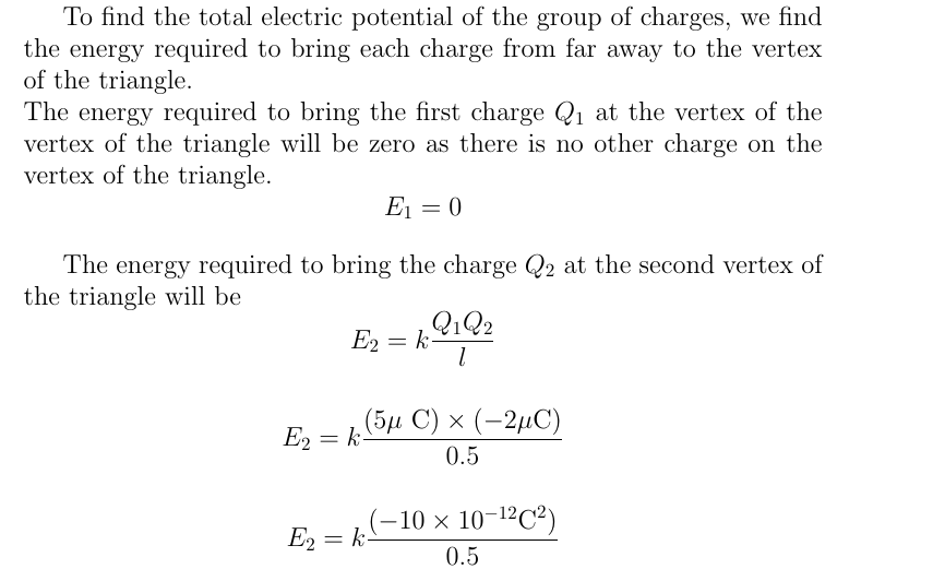 Answered: Point Charges Q1 = +5 µc, Q2 =-2 Puc… 