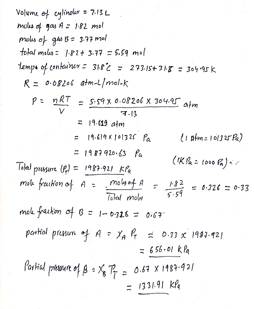 Chemistry homework question answer, step 1, image 1