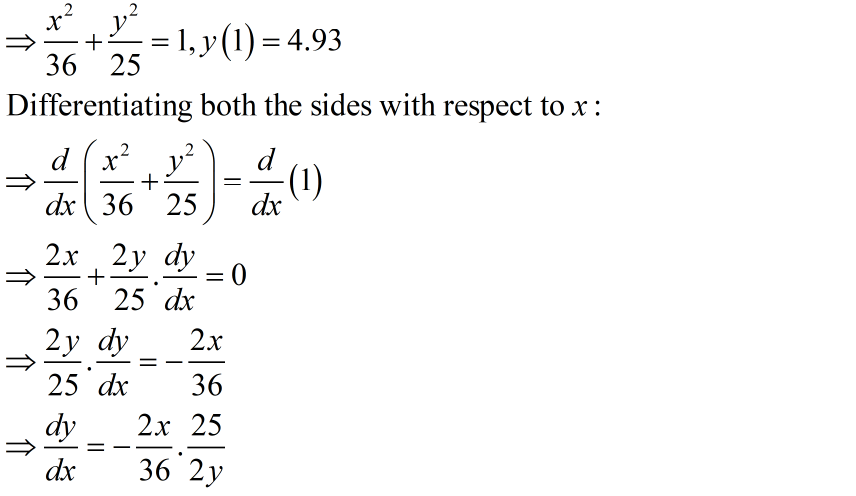 Answered If X 2 36 Y 2 25 1 And Y 1 4 93 Bartleby