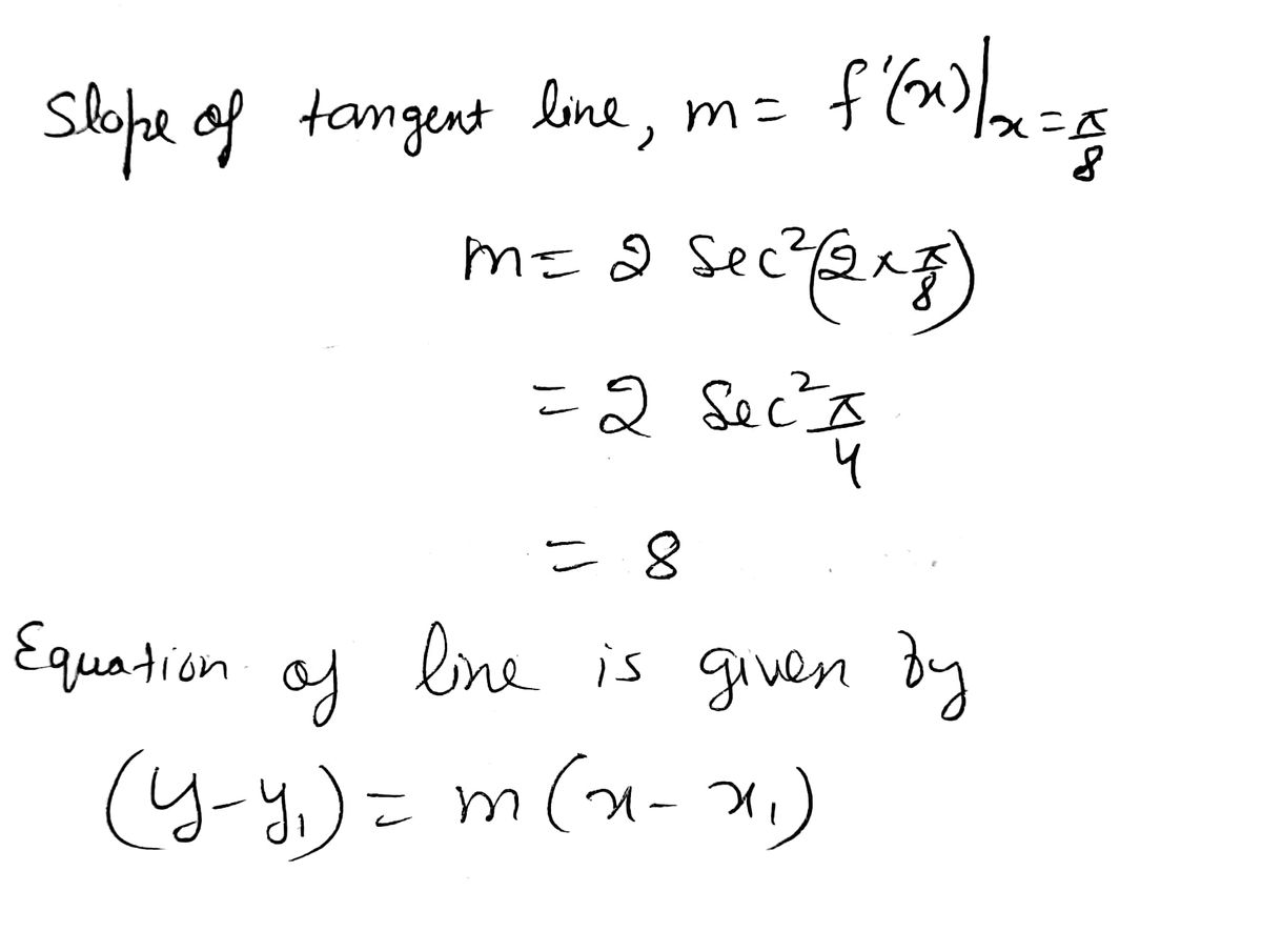 Answered Find An Equation Of The Tangent Line To Bartleby