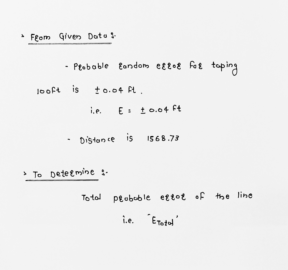 Civil Engineering homework question answer, step 1, image 1