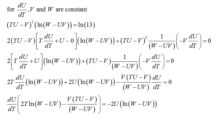 Answered Calculate The Partial Derivatives U T Bartleby