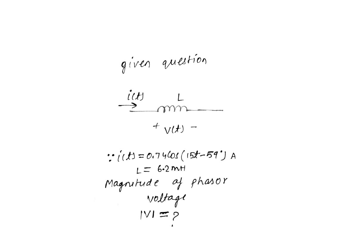 Electrical Engineering homework question answer, step 1, image 1