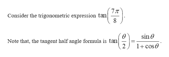 answered-what-is-the-exact-value-of-tan-7pi-8-bartleby