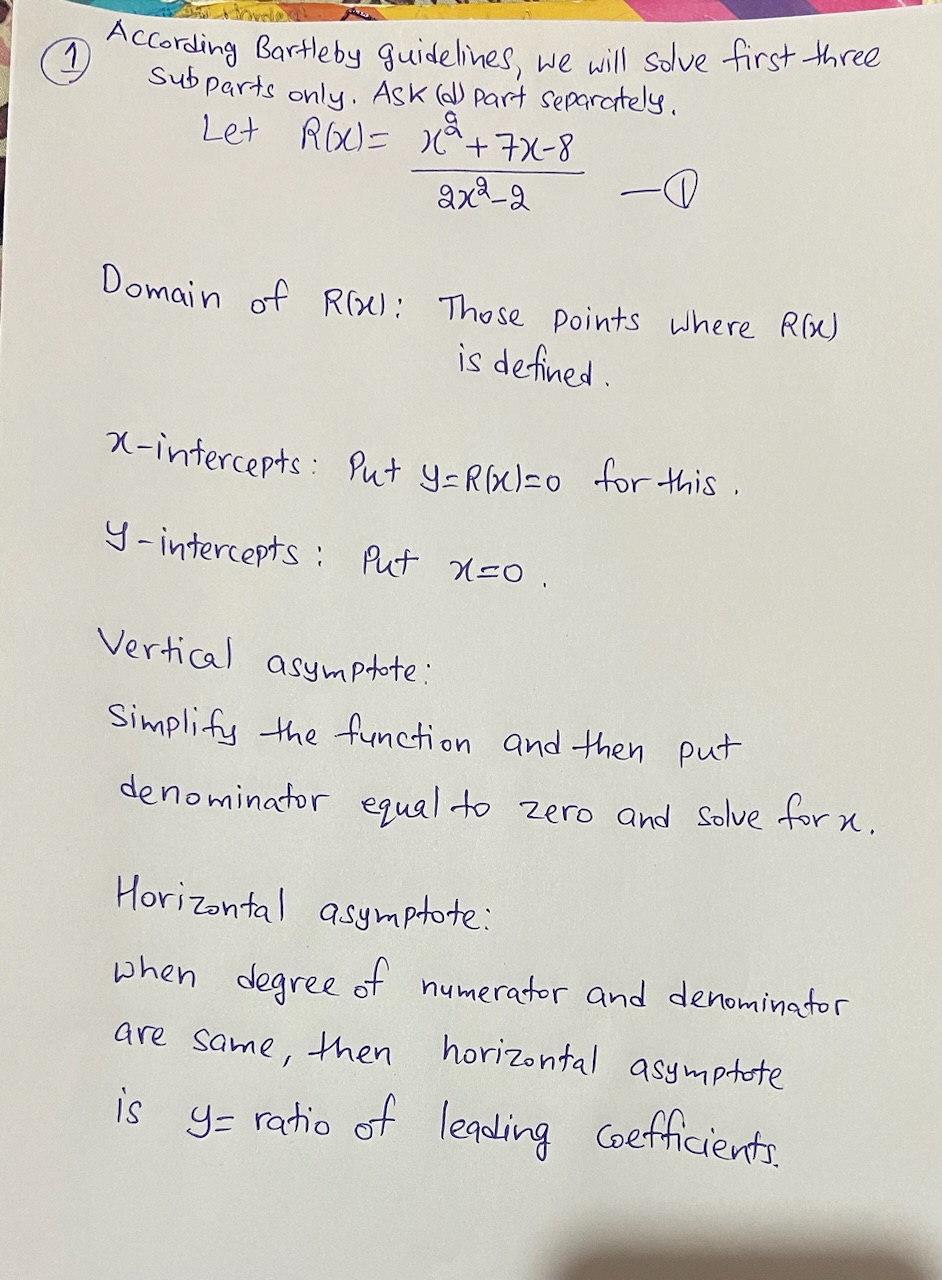 Advanced Math homework question answer, step 1, image 1