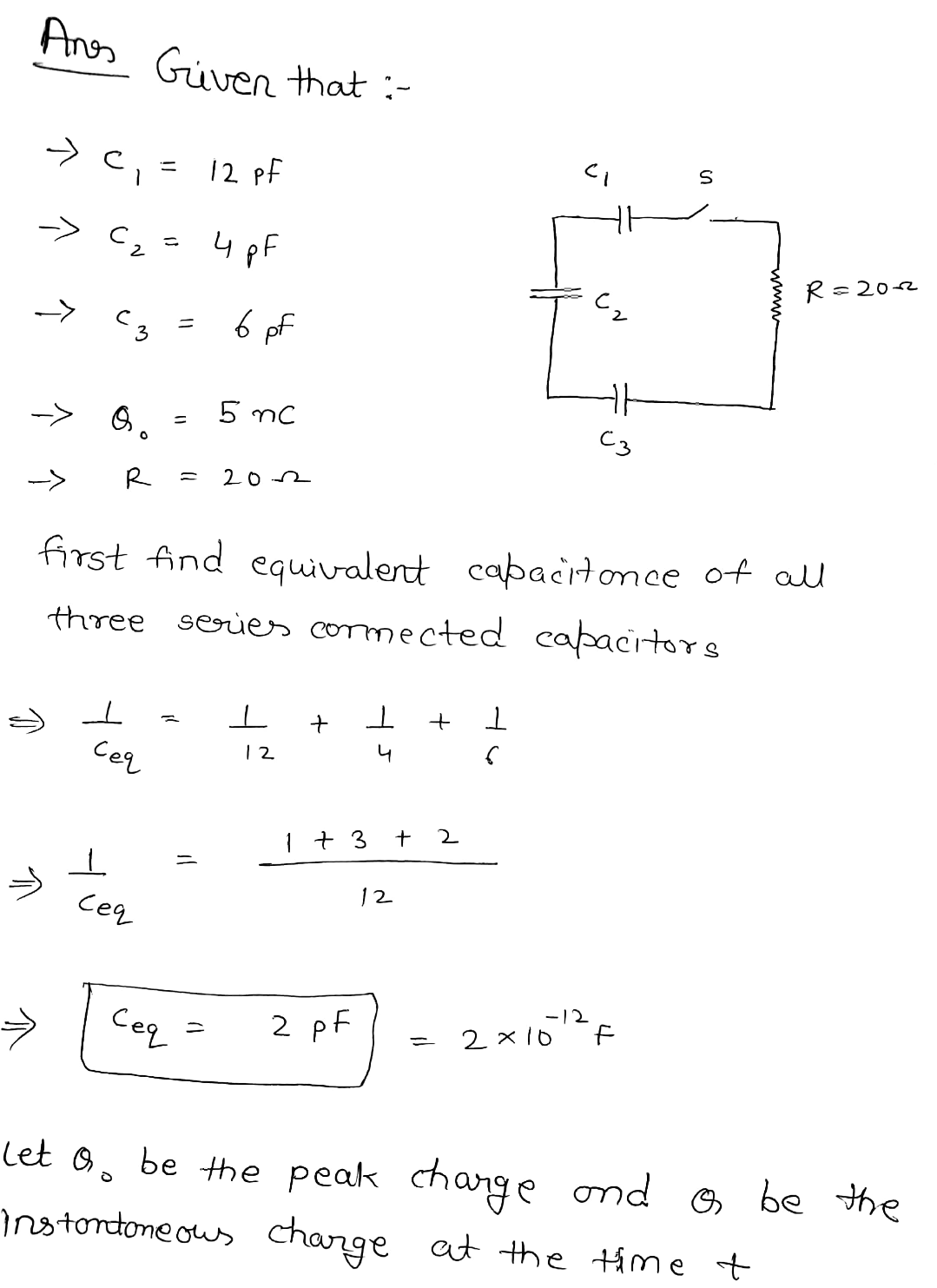 Advanced Physics homework question answer, step 1, image 1