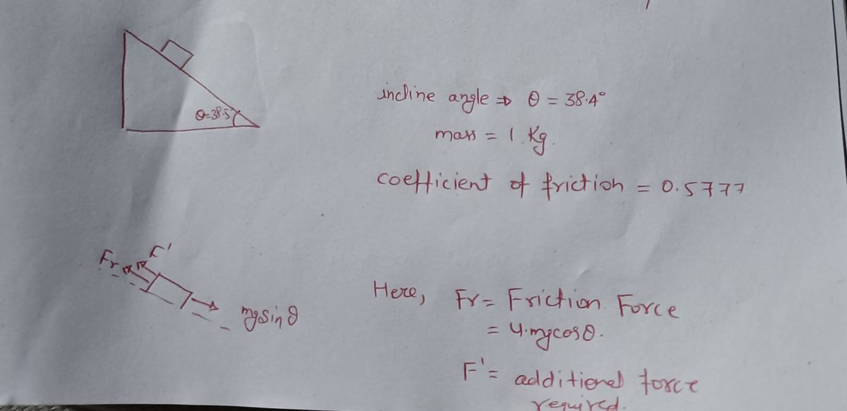 Physics homework question answer, step 1, image 1