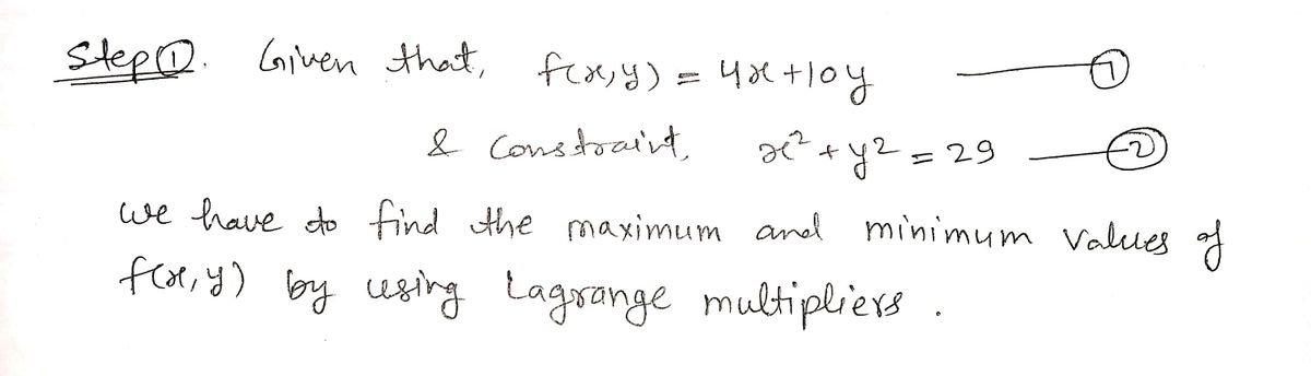 Advanced Math homework question answer, step 1, image 1